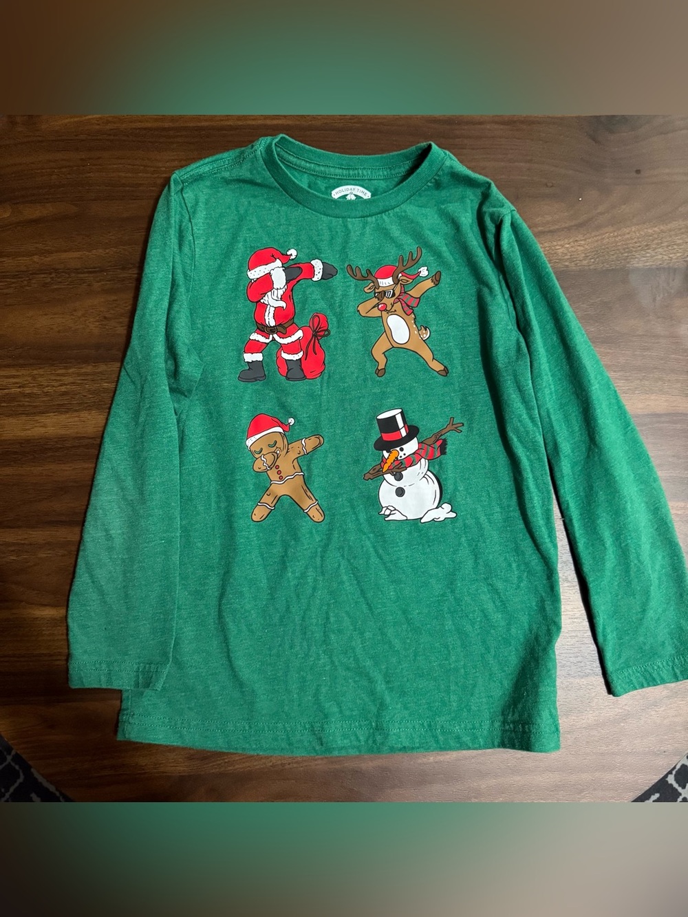 Boys Christmas dabbing shirt